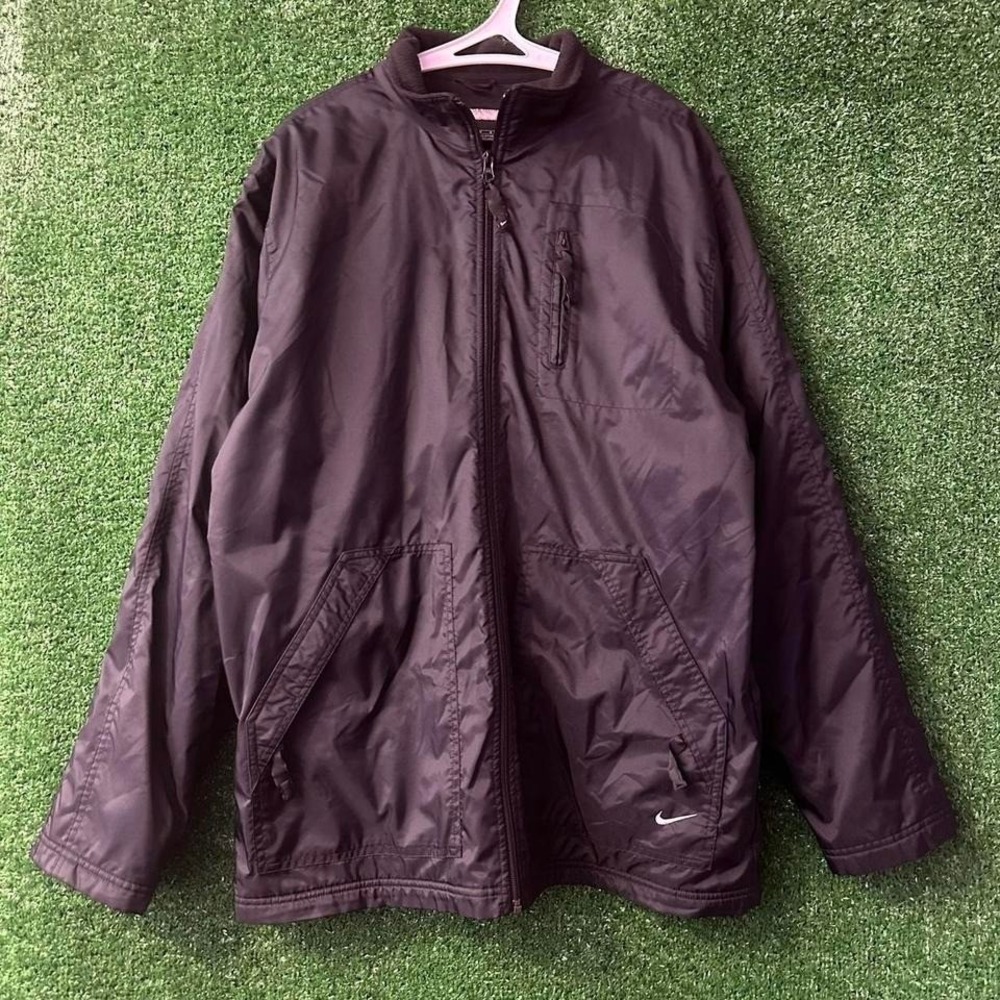 Vintage Nike Y2K‎ activewear Jacket With Hood Size M